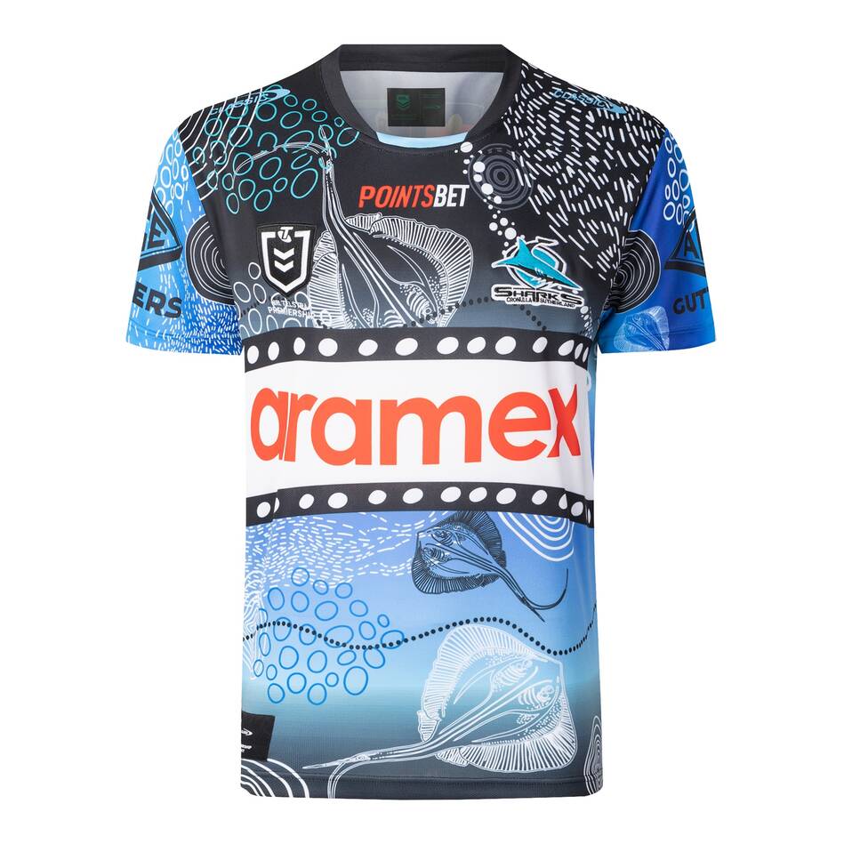 Cronulla Sharks Indigenous Jersey Cronulla Sharks Indigenous Jersey