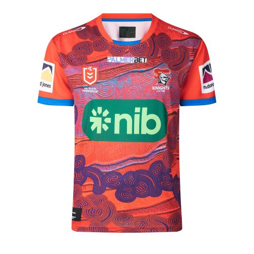 Newcastle Knights Indigenous Jersey Newcastle Knights Indigenous Jersey