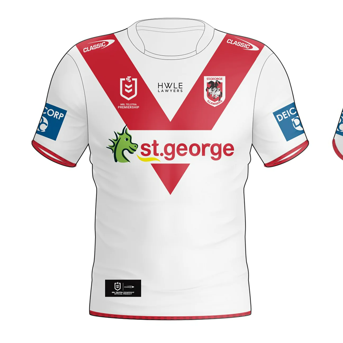 St George Illawarra Dragons Home Jersey St George Illawarra Dragons Home Jersey