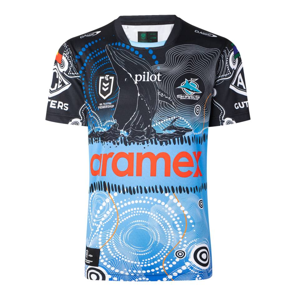 Cronulla Sharks Indigenous Jersey Cronulla Sharks Indigenous Jersey