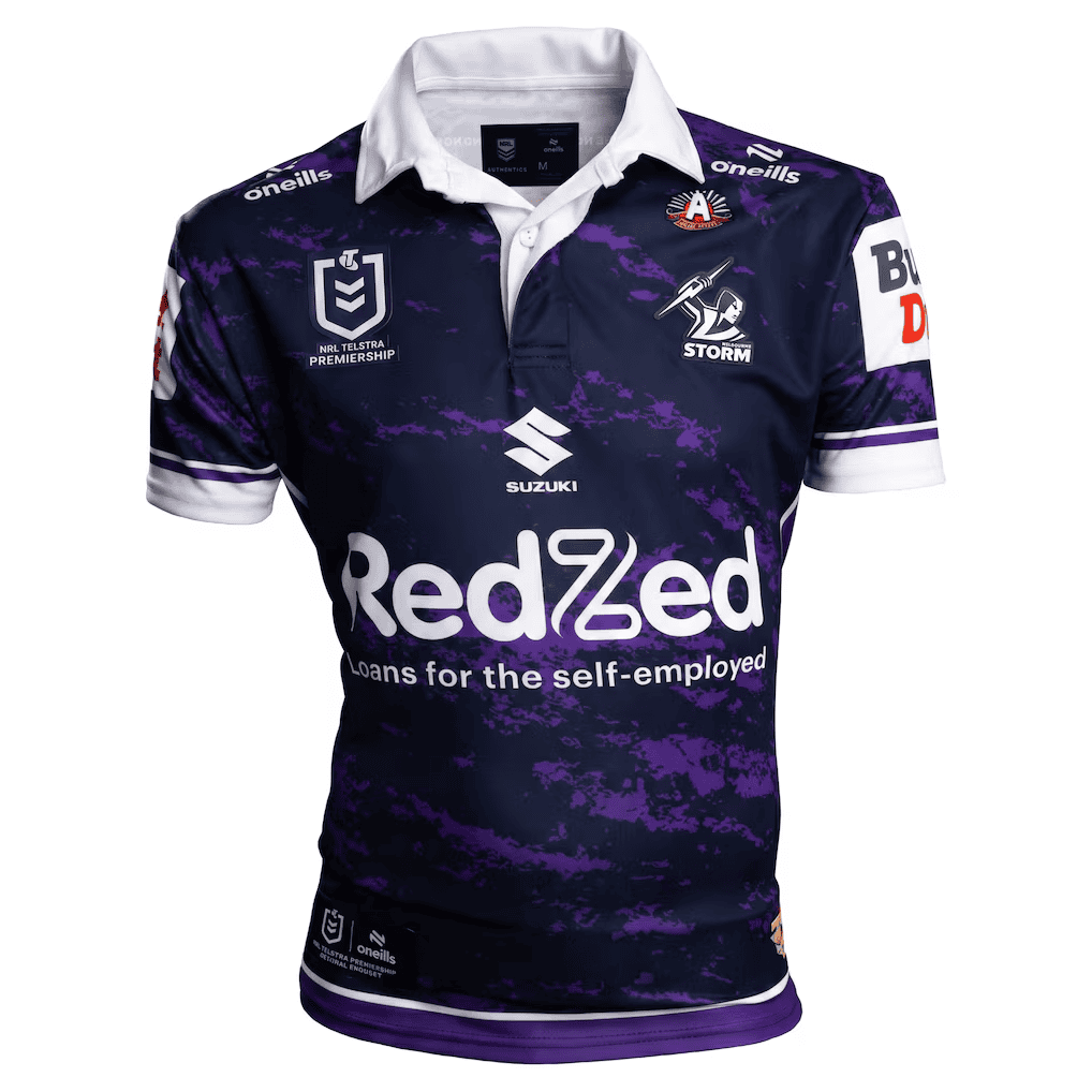 Melbourne Storm Anzac Jersey Melbourne Storm Anzac Jersey