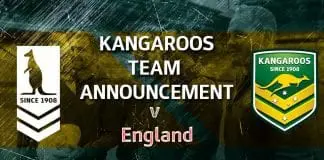 Kangaroos squad to face England