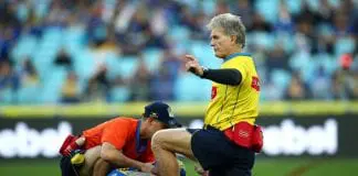 Eels hooker taken to hospital with sickening injury