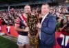 Trent Robinson gives away his premiership ring, again
