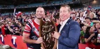 Trent Robinson gives away his premiership ring, again