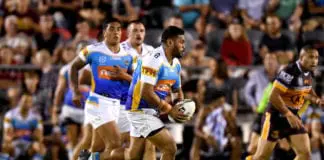 NRL Trial - Broncos v Titans