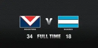 FULL TIME: Roosters vs Sharks – Round 19, 2020 FULL TIME: Roosters vs Sharks - Round 19, 2020
