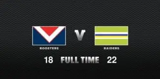 FULL TIME: Roosters vs Raiders – Finals Week 2, 2020 FULL TIME: Roosters vs Raiders - Finals Week 2, 2020