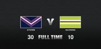 FULL TIME: Storm vs Raiders – Preliminary Finals, 2020 FULL TIME: Storm vs Raiders - Preliminary Finals, 2020