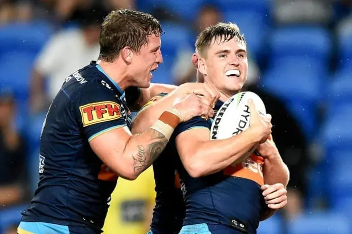 NRL Rd 20 - Titans v Knights