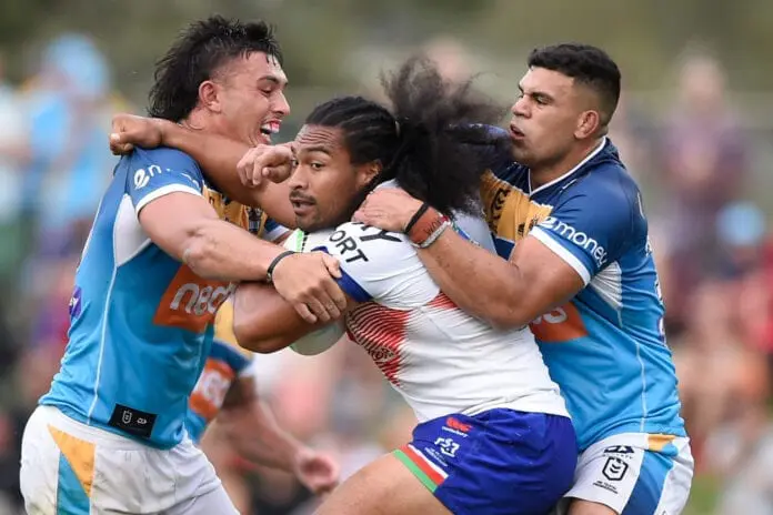 NRL Trial Match - Titans v Warriors