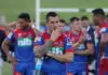 NRL Rd 3 - Knights v Wests Tigers