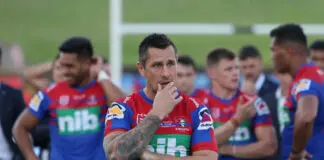 Todd Carney and Mitchell Pearce turn past experiences into charity work NRL Rd 3 - Knights v Wests Tigers