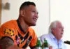 The SIX clubs who could make a play for Israel Folau Clive Palmer & Israel Folau Press Conference To Announce Folau Signing With Southport Tigers