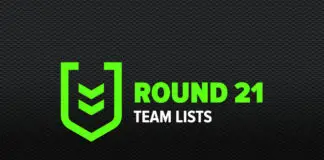 Round 21 Team Lists