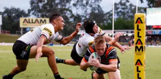 NRL Trial - Panthers v Wests Tigers