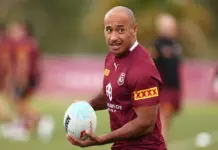 Kaufusi continues QLD trend after taking over from DCE Queensland Maroons Training Session