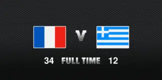 FULL TIME: France vs Greece - Round 1, 2022