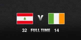 FULL TIME: Lebanon vs Ireland - Round 2, 2022