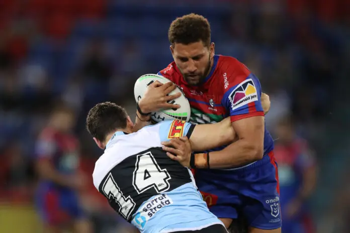 NRL Rd 17 - Knights v Sharks