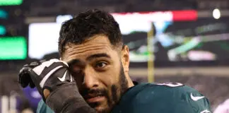 The advice NFL star is giving to the NRL in order to crack US market NFC Championship - San Francisco 49ers v Philadelphia Eagles