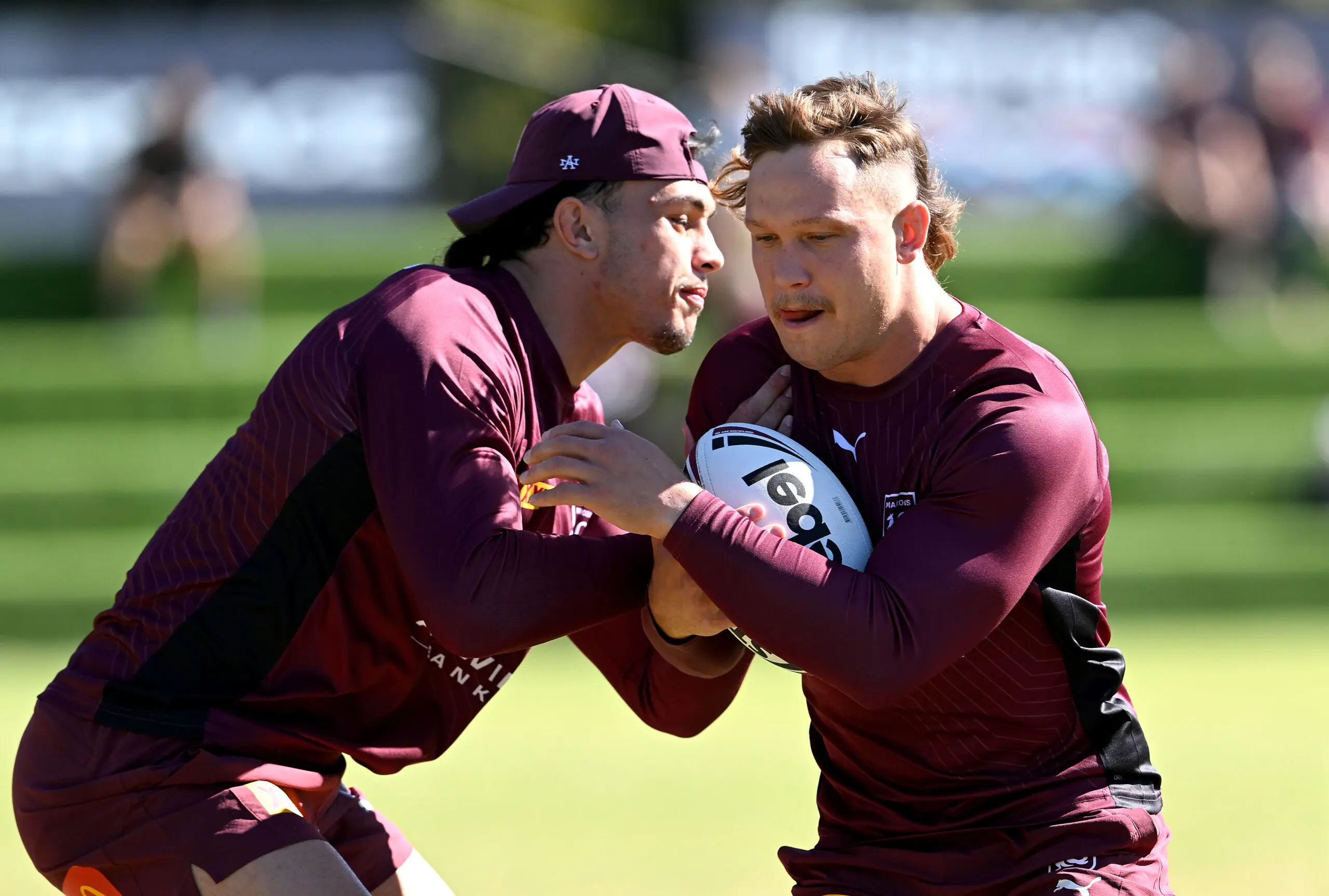QLD Maroons State of Origin Training Session