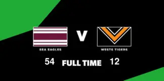 FULL TIME: Sea Eagles vs Wests Tigers – Round 27, 2023 FULL TIME: Sea Eagles vs Wests Tigers - Round 27, 2023