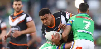 NRL Rd 23 - Raiders v Wests Tigers