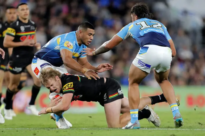 NRL Rd 25 - Titans v Panthers