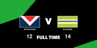 FULL TIME: Roosters vs Raiders – Round 26, 2024 FULL TIME: Roosters vs Raiders - Round 26, 2024