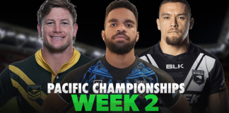 NRL Pacific Championships Week 2 Team Lists