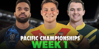 Pacific Championships Week 1 Team Lists