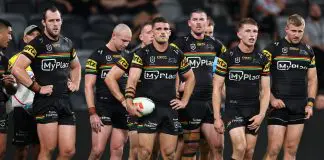 Corey Parker delivers bold Panthers verdict after Cleary injury scare SYDNEY, AUSTRALIA - MARCH 14: Nathan Cleary of the Panthers and team mates look on after a Roosters try during the round two NRL match between Penrith Panthers and Sydney Roosters at CommBank Stadium, on March 14, 2025, in Sydney, Australia. (Photo by Cameron Spencer/Getty Images)