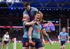 R360 boss takes aim at NRL BRISBANE, AUSTRALIA - MAY 28: Zac Lomax of the Blues celebrates with team mates after scoring a try during game one of the Men's State of Origin series between Queensland Maroons and New South Wales Blues at Suncorp Stadium on May 28, 2025 in Brisbane, Australia. (Photo by Bradley Kanaris/Getty Images)