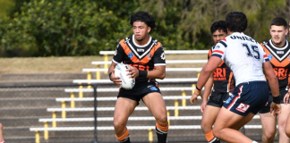 Exciting rookie outside back signs new NRL contract Young Tiger rewarded with contract upgrade after stellar 2025 campaign