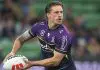 Munster drops major retirement hint MELBOURNE, AUSTRALIA - MARCH 20: Cameron Munster of the Storm runs the ball during the round three NRL match between the Melbourne Storm and Penrith Panthers at AAMI Park on March 20, 2025, in Melbourne, Australia. (Photo by Daniel Pockett/Getty Images)