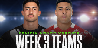 Pacific Championships Week 3 Team Lists Pacific Championships Week 3 Team Lists
