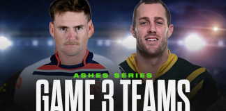 Ashes Series Game 3 Team Lists Ashes Series Game 3 Team Lists