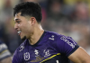 Storm rookie winger targeting more NRL minutes in 2026 after surprise debut NRL Rd 18 – Cowboys v Storm