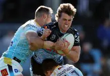 NRL club enters “advanced talks” with off-contract Shark NRL Rd 24 – Sharks v Titans