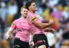 Why Nathan Cleary won’t leave the Panthers… If he stays in the NRL BRISBANE, AUSTRALIA - MAY 04: Nathan Cleary of the Panthers celebrates after scoring a try during the round nine NRL match between the Penrith Panthers and Brisbane Broncos at Suncorp Stadium on May 04, 2025, in Brisbane, Australia. (Photo by Chris Hyde/Getty Images)