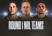 NRL Team Lists Round 1 2026: Confirmed line-ups Las Vegas Round 1 Team Lists