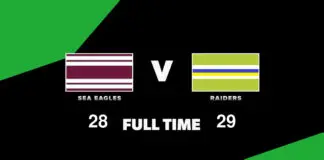 FULL TIME: Sea Eagles vs Raiders – Round 1, 2026 LIVE: Sea Eagles vs Raiders – Round 1, 2026