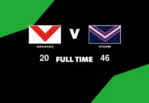 LIVE: Dragons vs Storm – Round 2, 2026