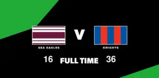 FULL TIME: Sea Eagles vs Knights – Round 2, 2026 LIVE: Sea Eagles vs Knights – Round 2, 2026