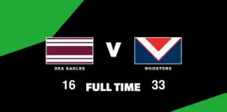 FULL TIME: Sea Eagles vs Roosters – Round 4, 2026 LIVE: Sea Eagles vs Roosters – Round 4, 2026