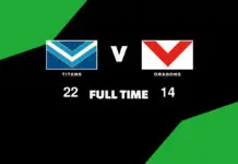 LIVE: Titans vs Dragons – Round 4, 2026