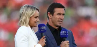 Rugby league world responds to Lawrence’s strong commentary debut NRL Rd 7 – Panthers v Raiders