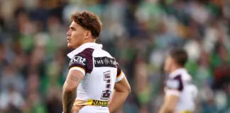Broncos spine crisis deepens with Walsh, Hunt, Reynolds all facing sideline stints CANBERRA, AUSTRALIA - SEPTEMBER 14: Reece Walsh of the Broncos is pictured during the NRL Qualifying Final match between Canberra Raiders and Brisbane Broncos at GIO Stadium, on September 14, 2025, in Canberra, Australia. (Photo by Mark Nolan/Getty Images)