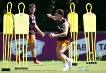 Brisbane Broncos Training Session